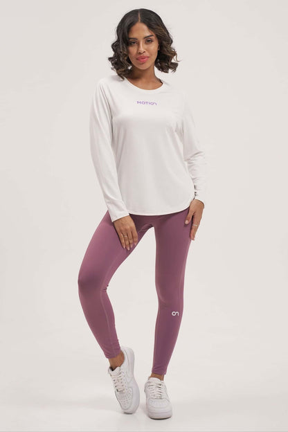 Lavender Purple Yoga Leggings for womem from Motion Activewear UAE